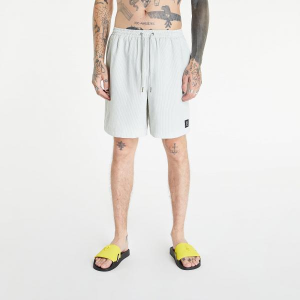 Daily Paper Reseer Short White/ Green Stripe