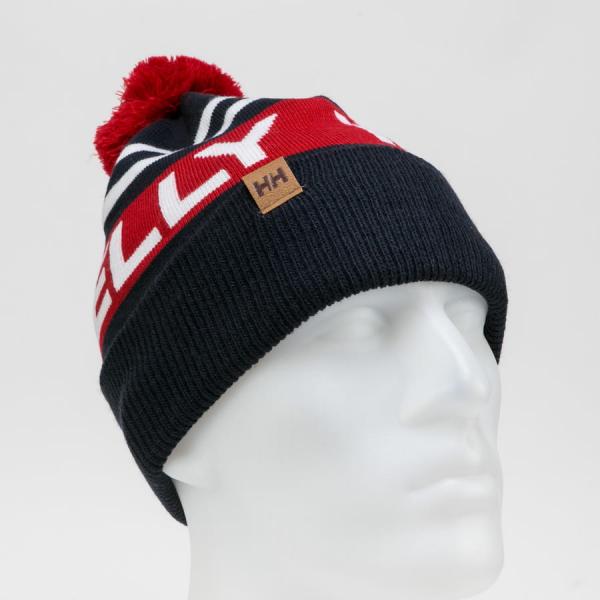 Kulich Helly Hansen Ridgeline Beanie Navy / Červený / Bílý