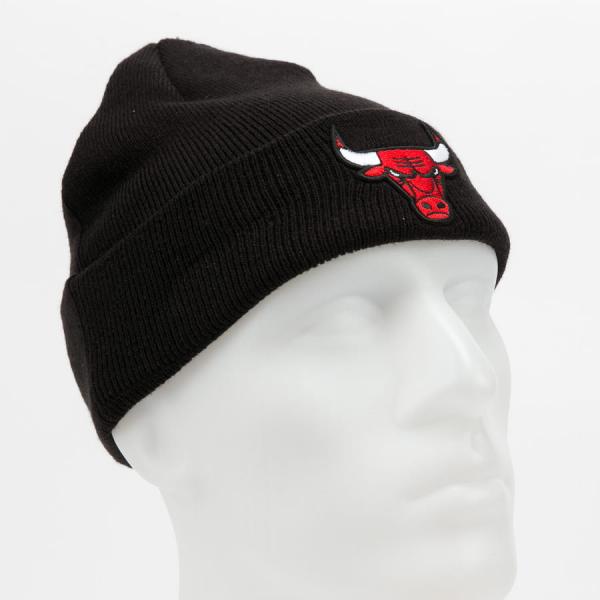 Kulich New Era NBA Essential Knit Cuff Chicago Bulls černý