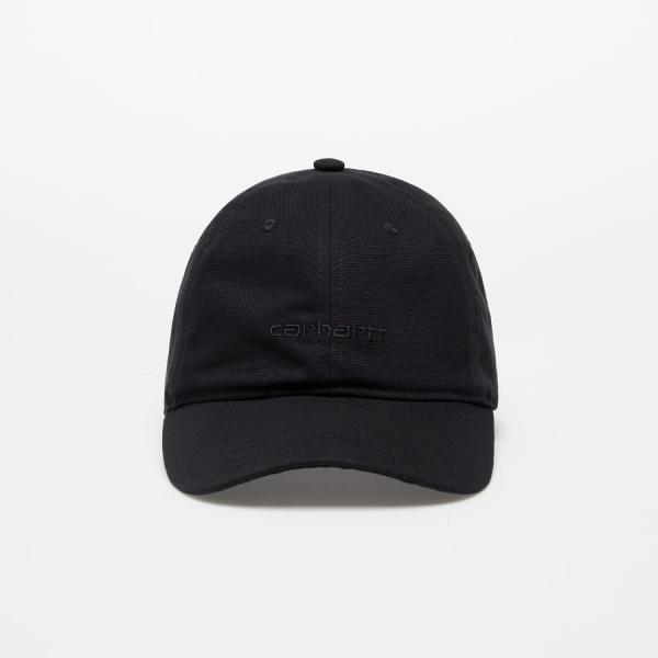 Kšiltovka Carhartt WIP Canvas Script Cap Black