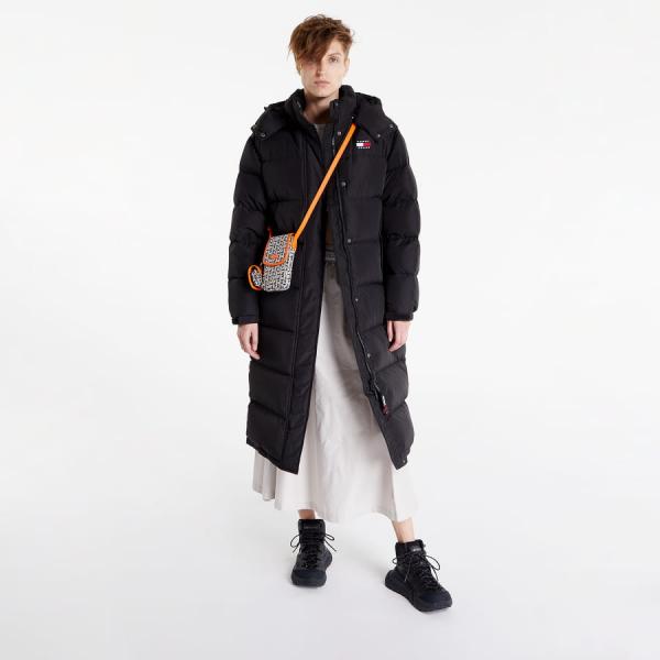 Bunda Tommy Jeans Alaska Winter Long Puffer Coat Black L
