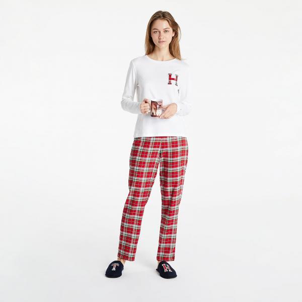 Tommy Hilfiger Plaid Ls Set Gifting White/ Hilfiger Plaid