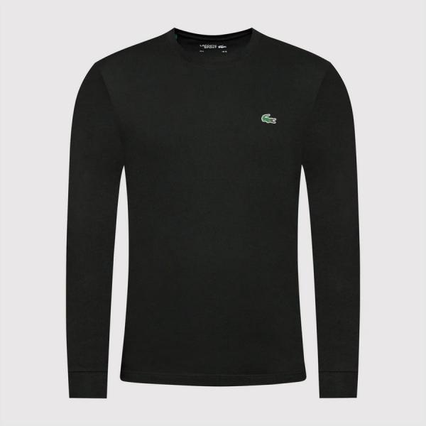 Pánské tričko LACOSTE Live Long Sleeve černé