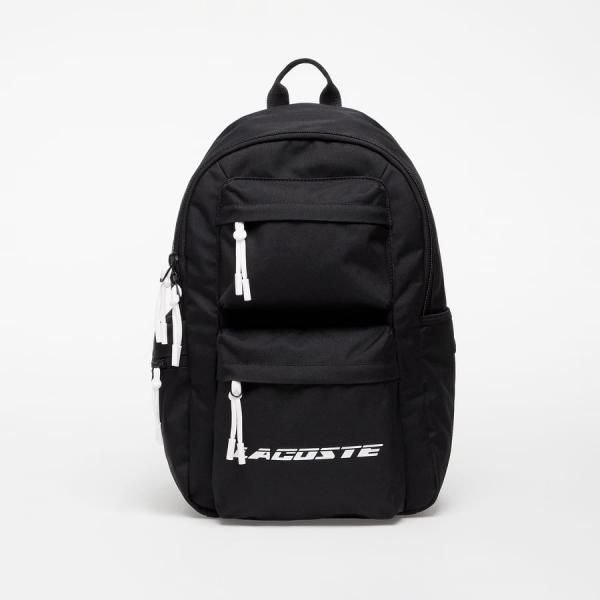 LACOSTE Backpack Černý