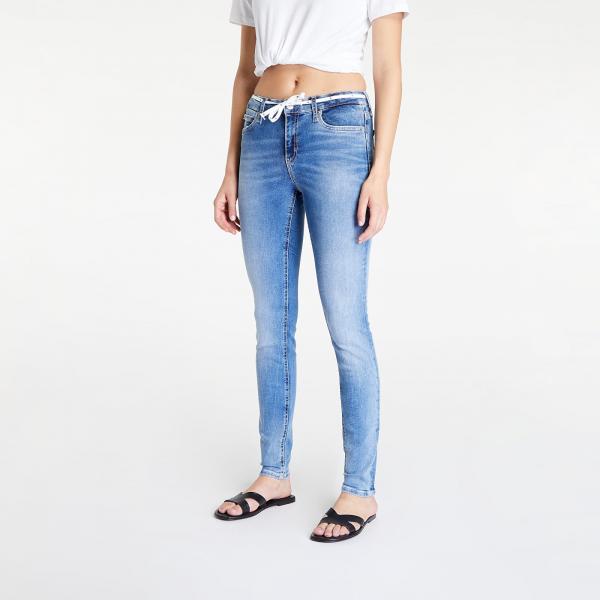 Calvin Klein Jeans Mid Rise Skinny Jeans Denim Light