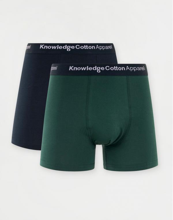 Knowledge Cotton 2 Pack Underwear 1362 Trekking Green S