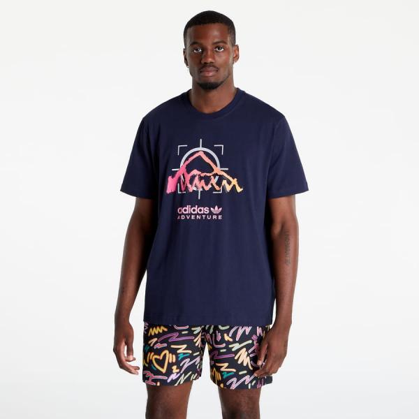 Tričko s krátkým rukávem adidas Originals Adv Ride Tee Navy