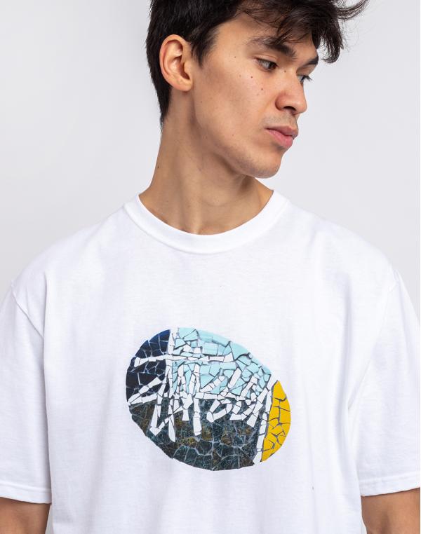 Tričko Stüssy Mosaic Tee white