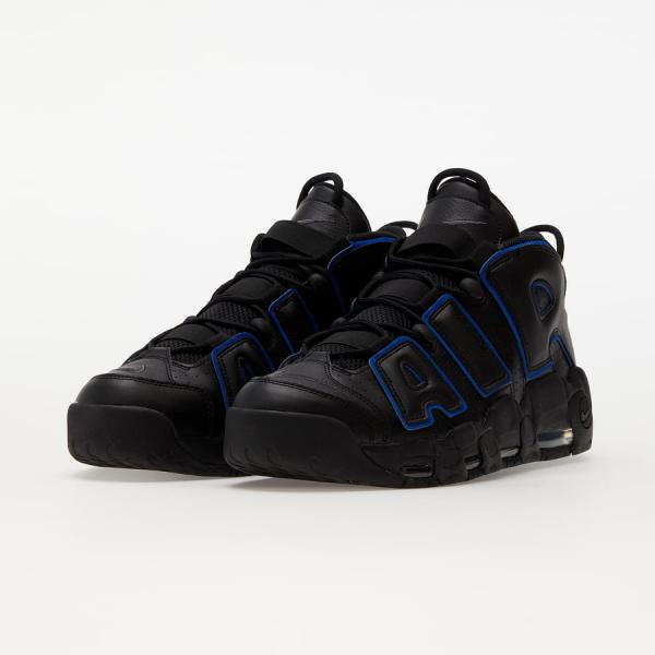 Nike Air More Uptempo 96 Black/ Iron Grey-Game Royal Noir/Jeu Royal