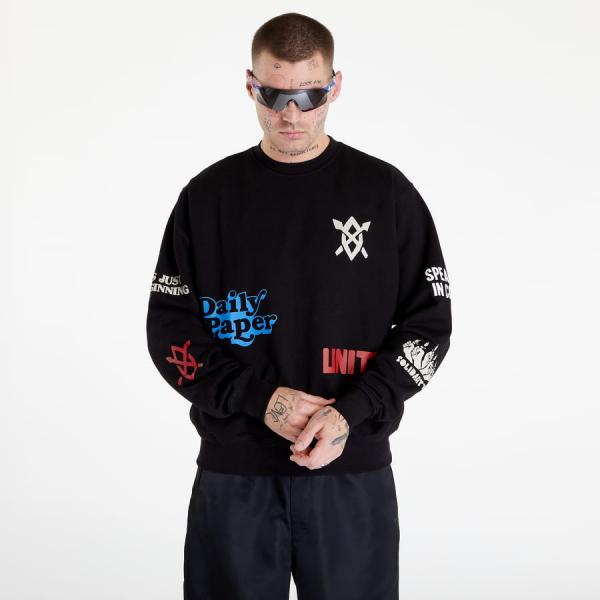 Mikina Daily Paper Nerad Sweater Black | SwagWear.cz