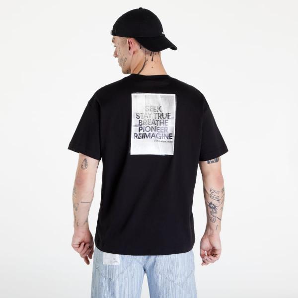 Tričko CALVIN KLEIN JEANS Slogan Tee Black L
