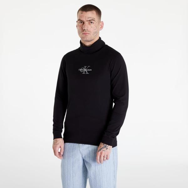 CALVIN KLEIN JEANS Monologo Roll Neck Black