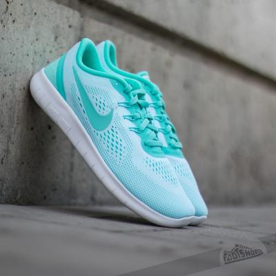 Nike Free Run (GS) White/ Hyper Turq-Black