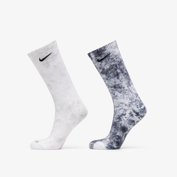 Ponožky Nike Everyday Plus Cushioned Tie-Dye Crew Socks 2-Pack Multicolor XL