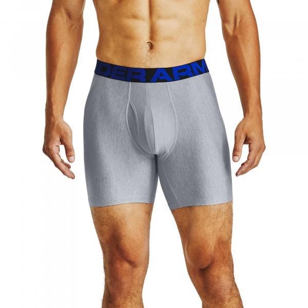 Boxerky Under Armour Tech 6In 2 Pack Navy/ Mod Gray Light Heather M
