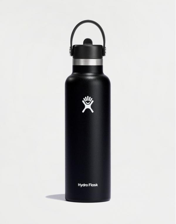 Hydro Flask Standard Flex Straw Cap 21 oz (621 ml) BLACK