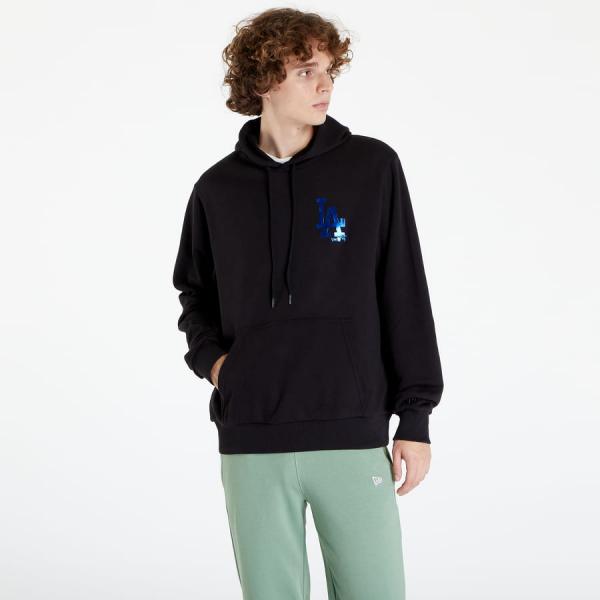 Mikina New Era MLB Foil Bp Hoody Los Angeles Dodgers Černá