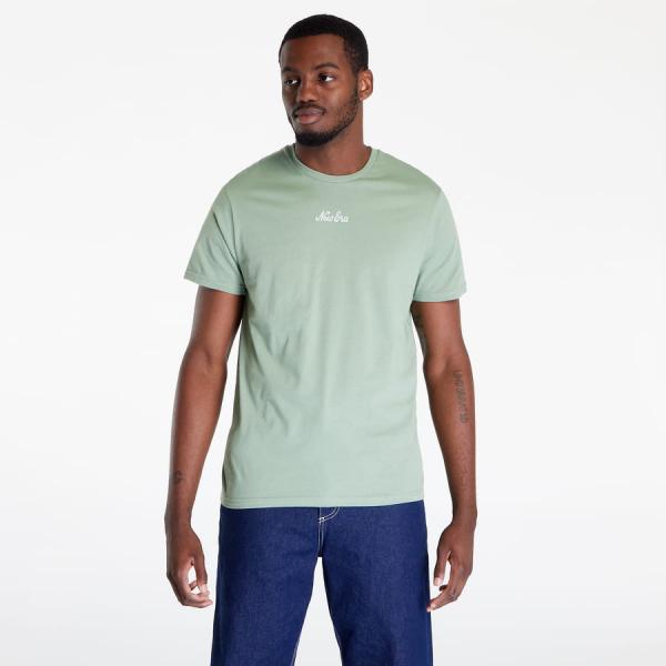 New Era Essential Script Tee Green
