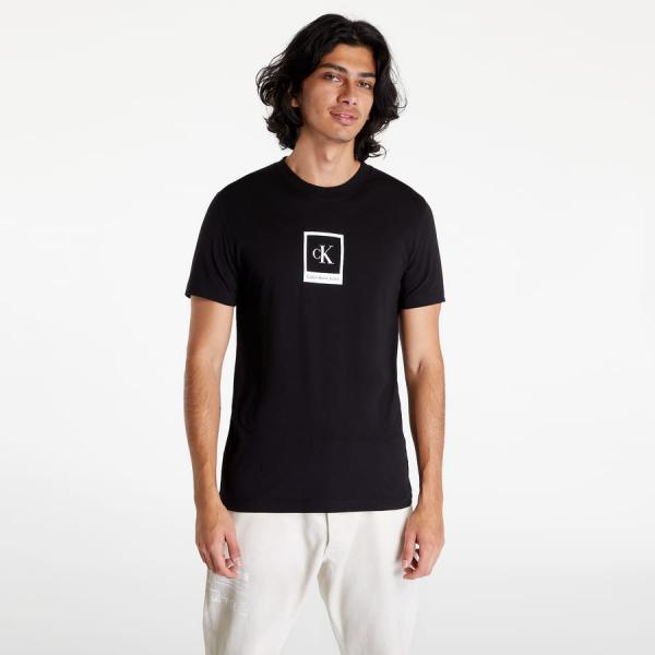 CALVIN KLEIN JEANS Small Polaroid Center T-Shirt Black