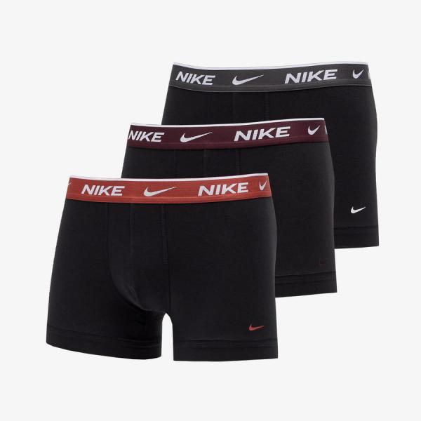 Nike Everyday Cotton Stretch Trunk Černé