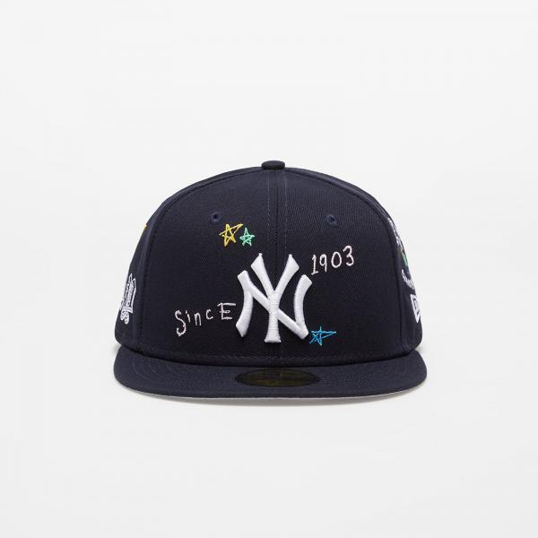 New Era MLB 5950 Scribble 11097 New York Yankees Navy