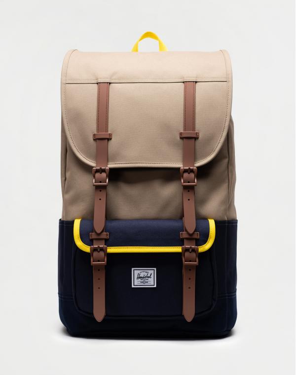 Batoh Herschel Supply Little America Pro Kelp/Peacoat/Cyber Yellow/Saddle 28 l