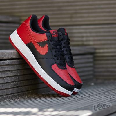 Nike Air Force 1 Black/ Gym Red-White