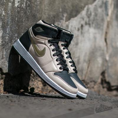 Air Jordan 1 Retro Hi Premium HC GG Pearl White/ Metalic Gold Star-Black-White