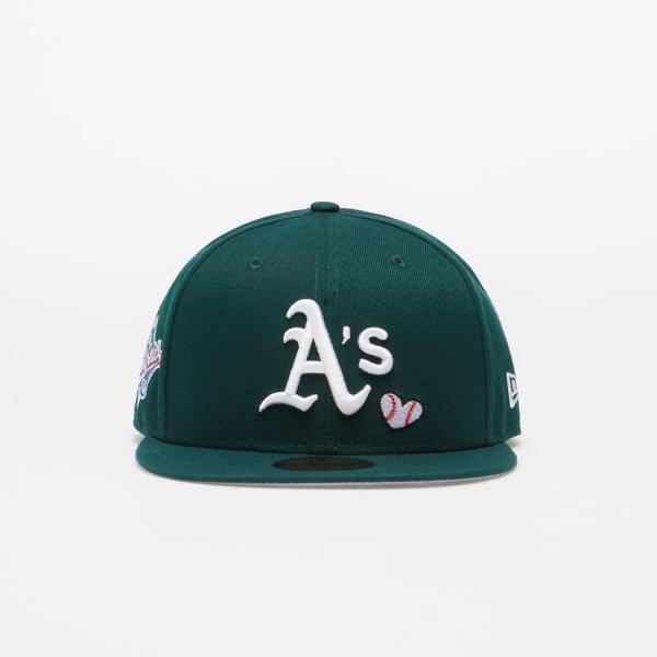 Kšiltovka New Era MLB 5950 Team Heart 10112 Oakland Athletics Zelená
