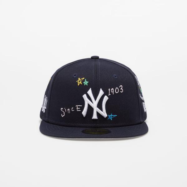 Kšiltovka New Era MLB 5950 Scribble 11097 New York Yankees Navy