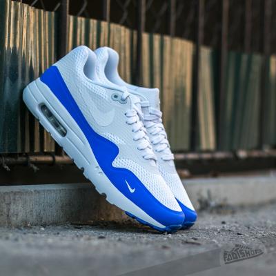 Nike Air Max 1 Ultra Essential White/ White-Pure Platinum-Racer Blue