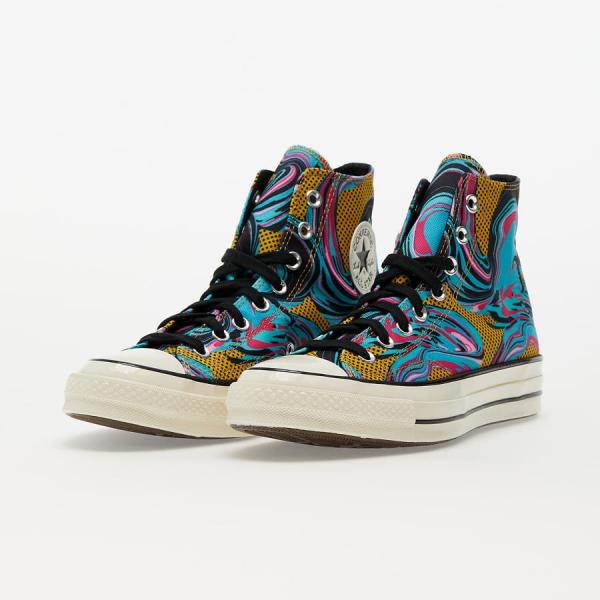 Converse Chuck 70 Marbled Goldtone/ Egret/ Washed Teal
