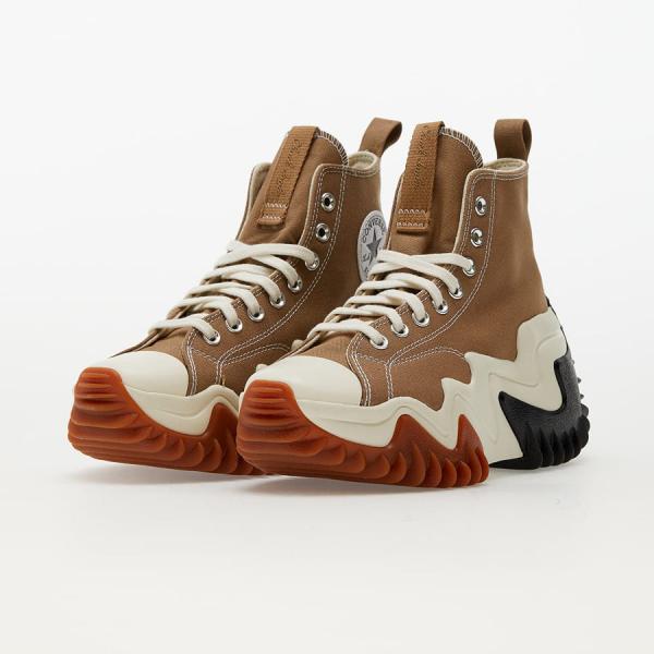 Converse Run Star Motion Canvas Platform Sand Dune/ Black/ Egret