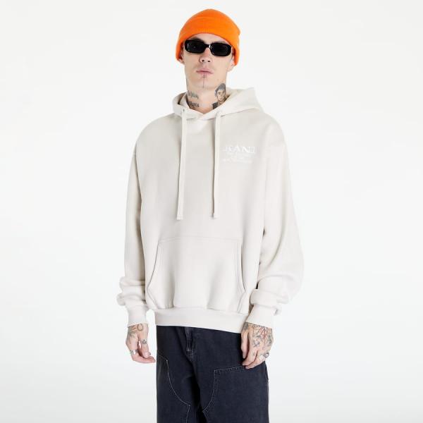 Mikina Karl Kani KK Chest Retro OS Heavy Sweat Hoodie Creamy