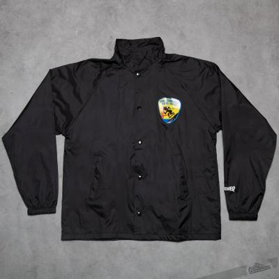 Thrasher Bomb Squad Coach Jacket Black