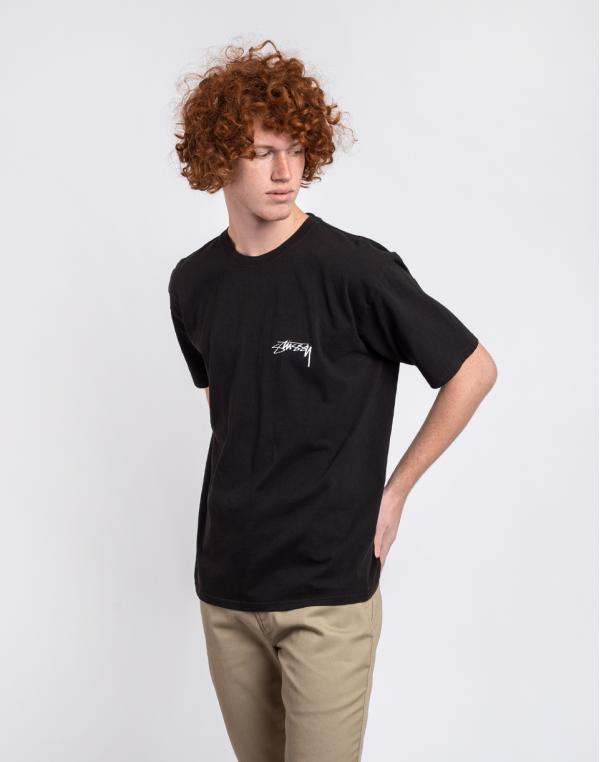 Tričko Stüssy 100% Pig. Dyed Tee black