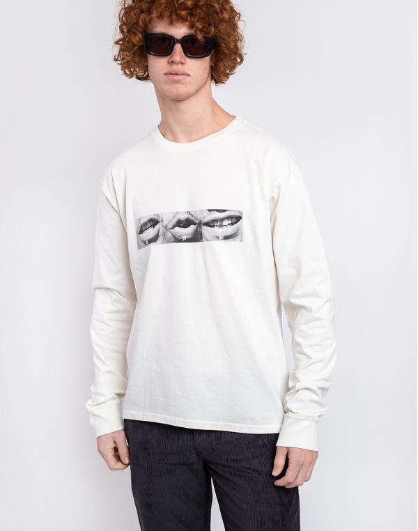 Tričko Stüssy Phonetic Pig. Dyed LS Tee natural