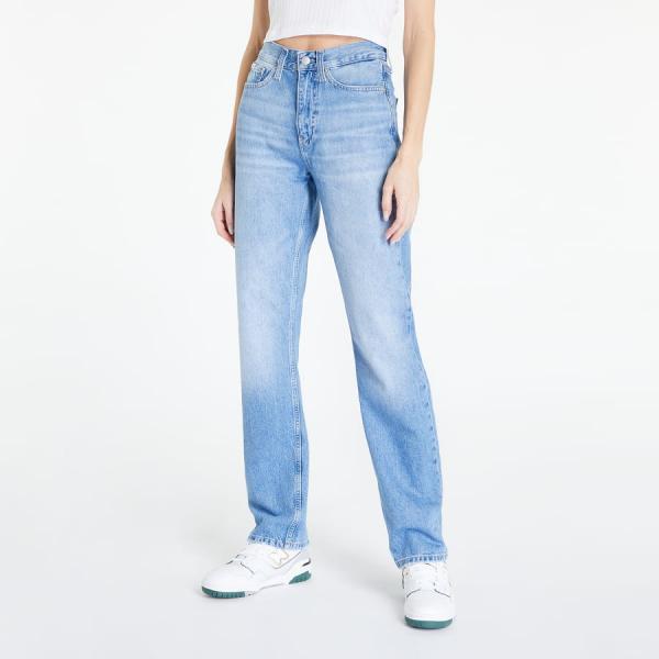 Džíny CALVIN KLEIN JEANS High Rise Straight Jeans Denim Light W27/L32
