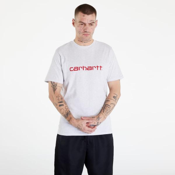 Tričko s krátkým rukávem Carhartt WIP S/S Script T-Shirt Grey