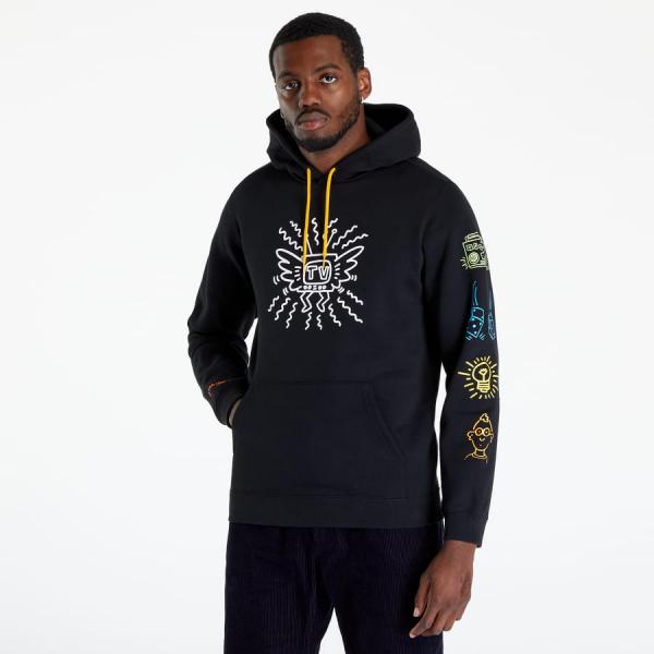 Mikina Converse x Keith Haring Fleece Hoodie Černá