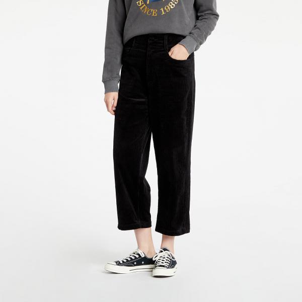 Kalhoty Tommy Jeans Corduroy High Rise Pants Black W31/L30