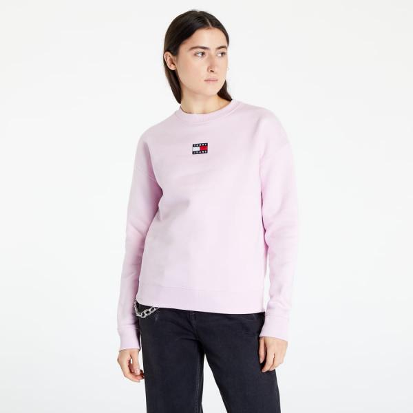 Mikina TOMMY JEANS Tommy Center Bad Sweatshirt Pink S