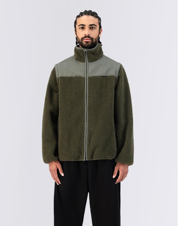 Maium Teddy Cardigan Army Green S