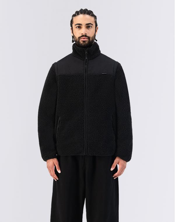 Maium Teddy Cardigan Black M