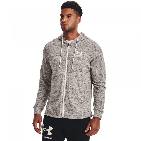 Mikina Under Armour Rival Terry Lc Fz Onyx White/ Onyx White L
