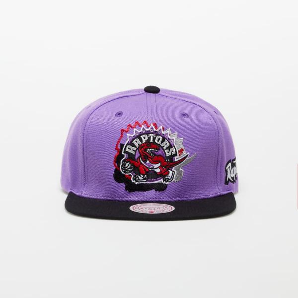 Snapback Mitchell & Ness Caps NBA Logo Blur Snapback HWC Raptors Fialová/ Černá