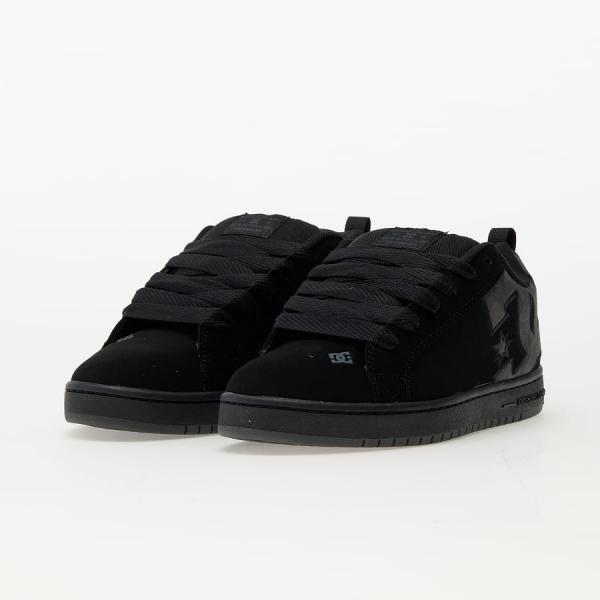 DC Court Graffik M Shoe Black/ Black/ Black print