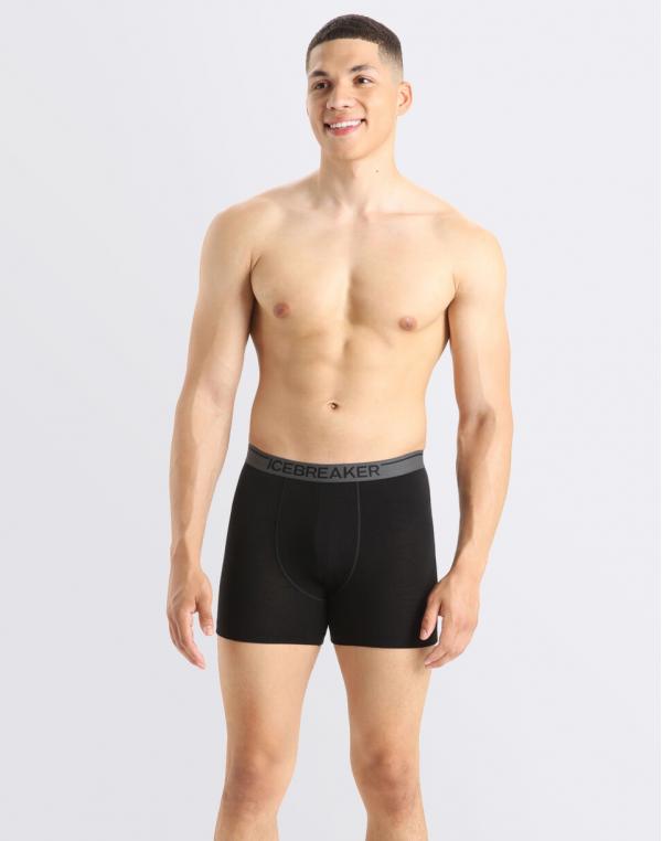 Icebreaker M Anatomica Boxers BLACK-010 S