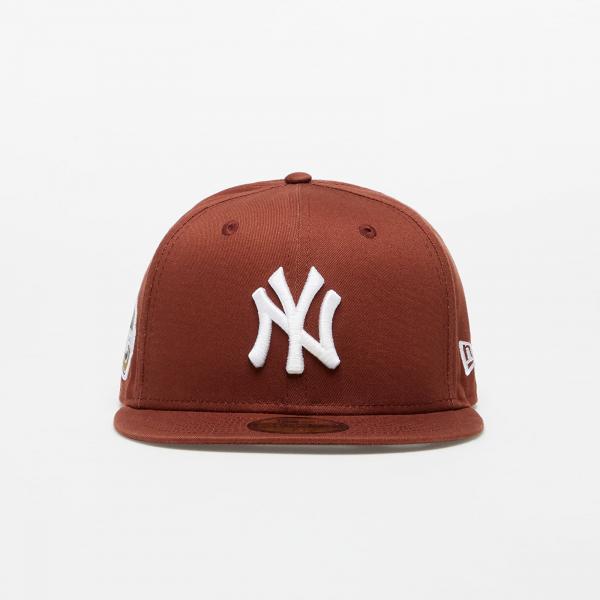 New Era 5950 Mlb Patch 59Fifty New York Yankees Brown/ White