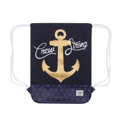 Cayler & Sons WL Crew Gym Bag Navy/ Gold/ White